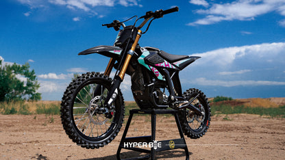 Surron Hyper Bee youth electric dirt bike alternate angle